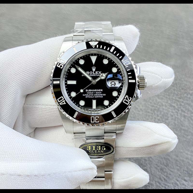 ROLEX Submariner Black 3135 Movement 40mm Water Ghost Mechanical Watches