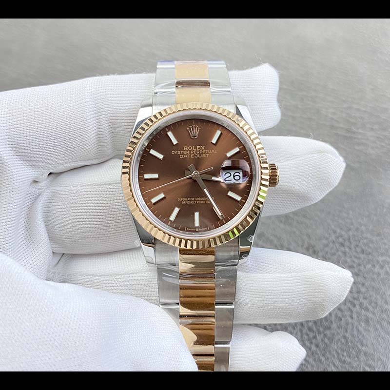 ROLEX Datejust Latte Luminous 36mm Mechanical Watches