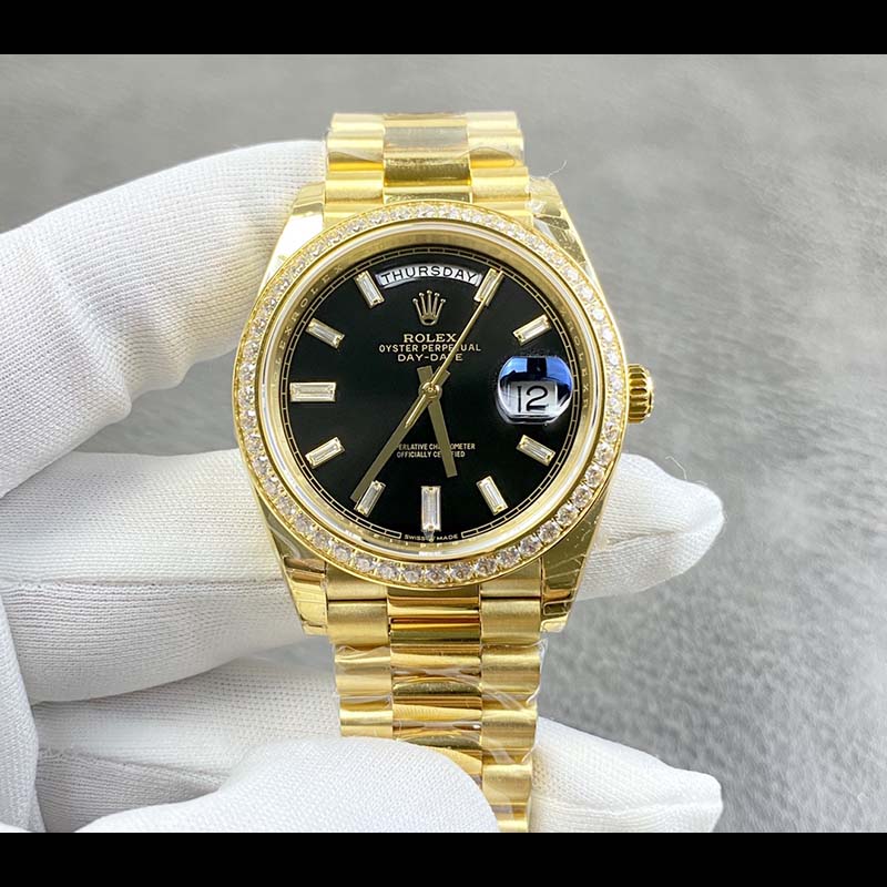 ROLEX Day-Date Black Dial Day-Date m228238-0004 Tianjin Seagull 2834 40mm Mechanical Watches