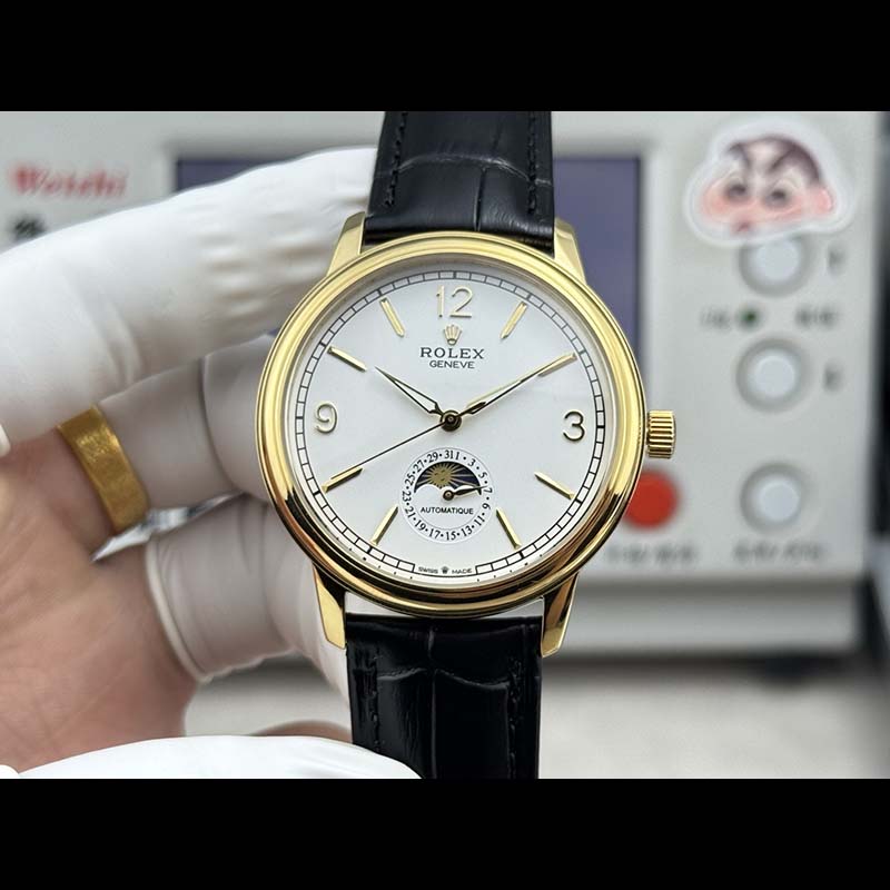 ROLEX Cellini Moonphase ETA28 Movement Mechanical Watches