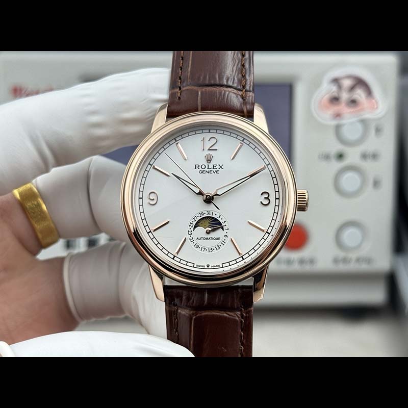 ROLEX Cellini Moonphase ETA28 Movement Mechanical Watches