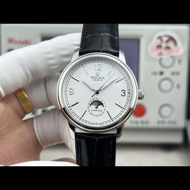 ROLEX Cellini Moonphase ETA28 Movement Mechanical Watches