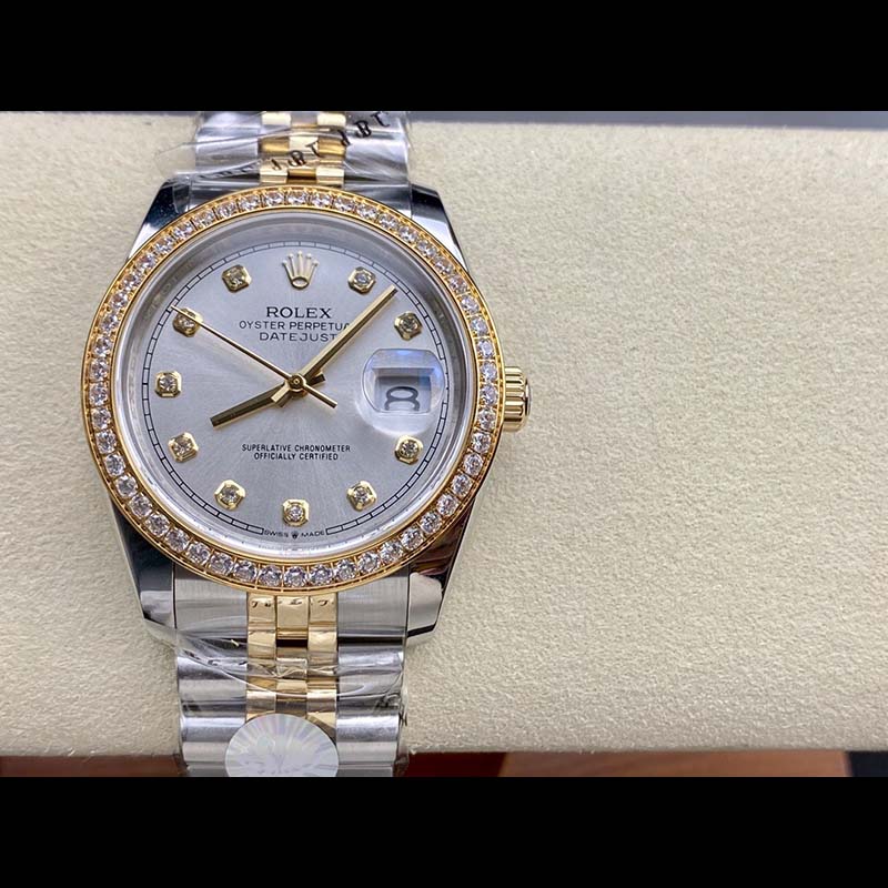 ROLEX Datejust 316l Stainless Steel Sapphire Crystal Stainless Steel Case Automatic Movement Mechanical Movement 36mm Mechanical Watches