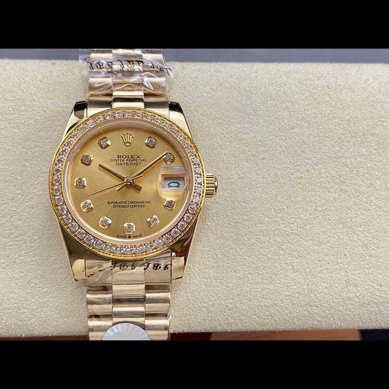 ROLEX Datejust Women's 316l Stainless Steel Sapphire Crystal Stainless Steel Case Automatic Movement Mechanical Movement 31mm Mechanical Watches