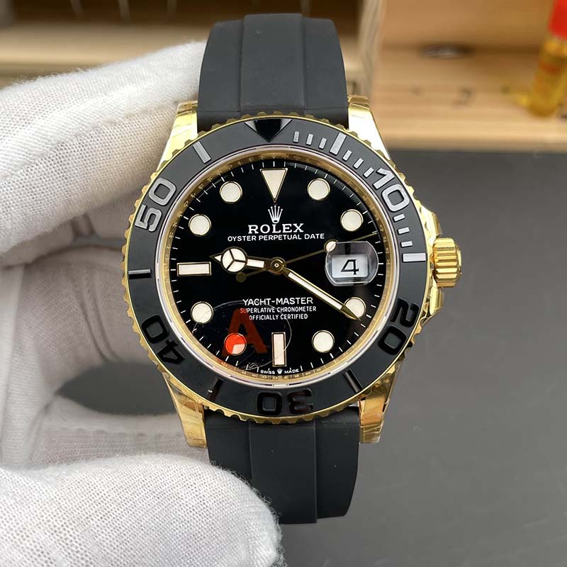ROLEX 3235 Movement Yellow Gold 42mm Mechanical Watches