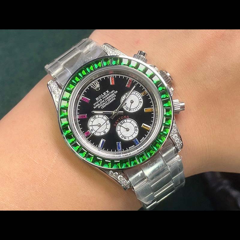 ROLEX Daytona Stainless Steel Case Stainless Steel Bracelet Automatic 43mm Mechanical Watches