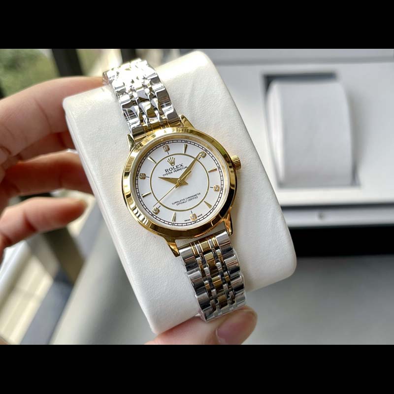 ROLEX 316L Stainless Steel Stainless Steel Case Stainless Steel Bracelet Quartz Movement 40mm 28mm Mechanical Watches