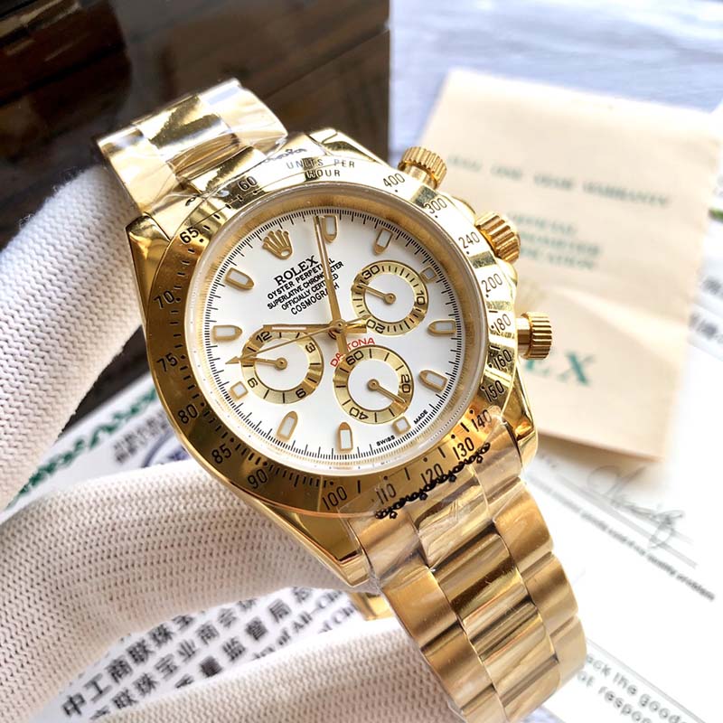 ROLEX Daytona Stainless Steel Case Stainless Steel Bracelet Automatic Movement Mechanical Movement 40mm Mechanical Watches