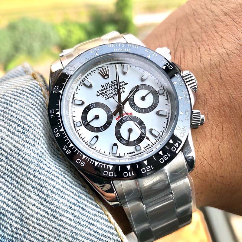 ROLEX Daytona Panda Dial Ceramic Stainless Steel Automatic Movement Mechanical Movement 43mm Mechanical Watches
