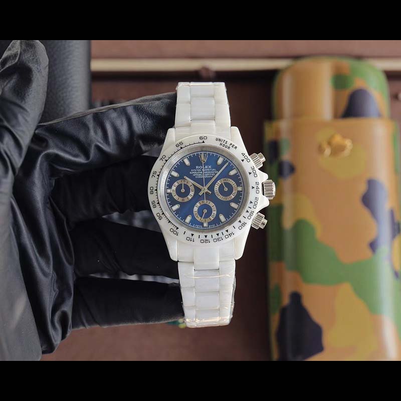 ROLEX Daytona Sapphire Crystal Ceramic Case Quartz Movement Chronograph 43mm Mechanical Watches