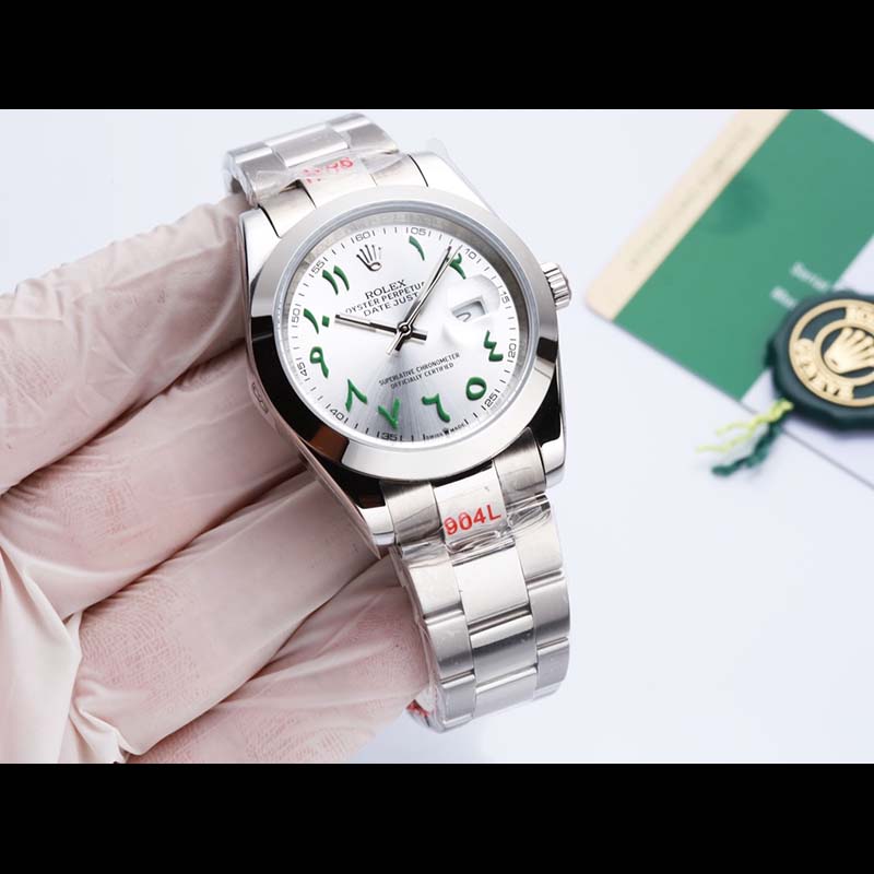 ROLEX Datejust Men's Citizen 8215 316L Stainless Steel 41mm Mechanical Watches