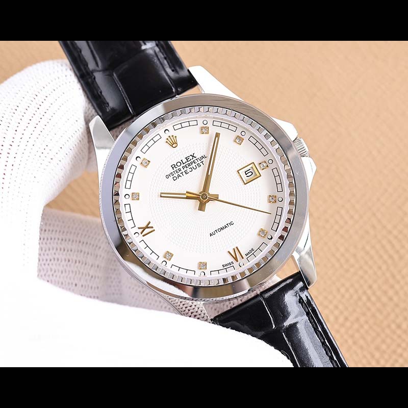 ROLEX 316L Stainless Steel Mineral Crystal Stainless Steel Case Mechanical Movement 42mm Mechanical Watches