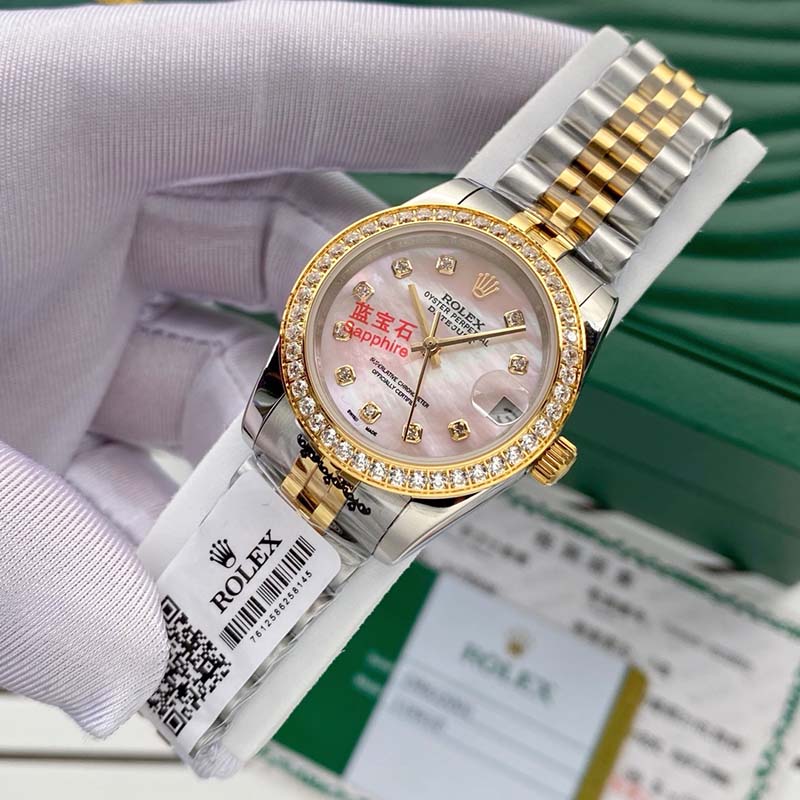 ROLEX Datejust 316L Stainless Steel Sapphire Crystal Stainless Steel Bracelet 31mm 12mm Mechanical Watches