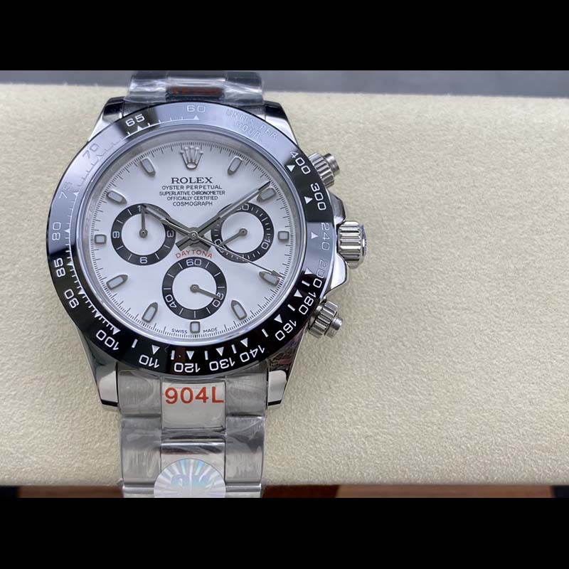 ROLEX Daytona 316L Stainless Steel Sapphire Crystal Ceramic Stainless Steel Case Super-Luminova Automatic Movement Mechanical Movement 40mm Mechanical Watches