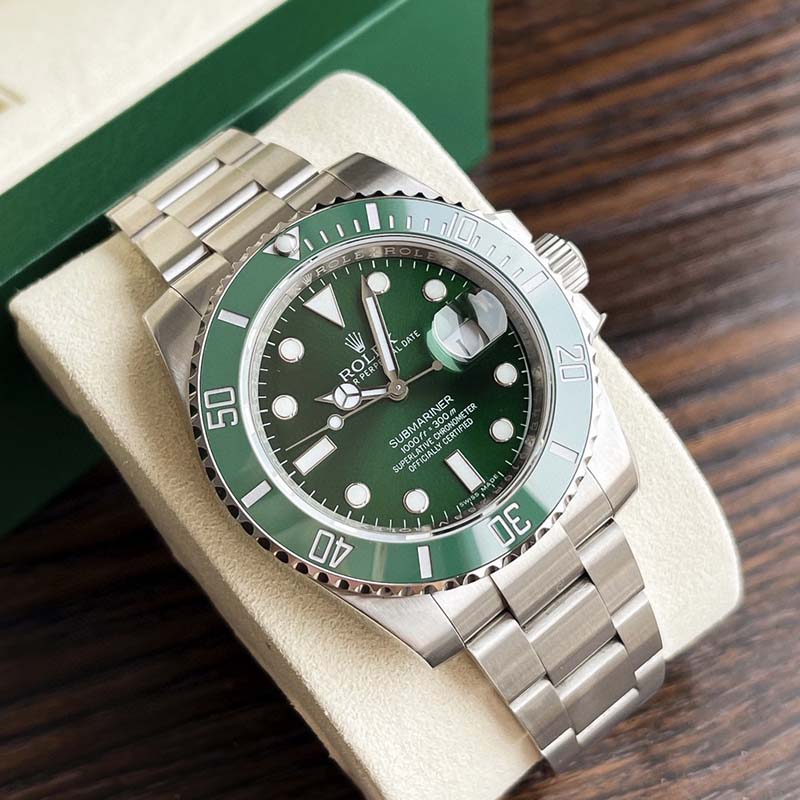 ROLEX Submariner Green Yellow Gold Water Ghost Mechanical Watches