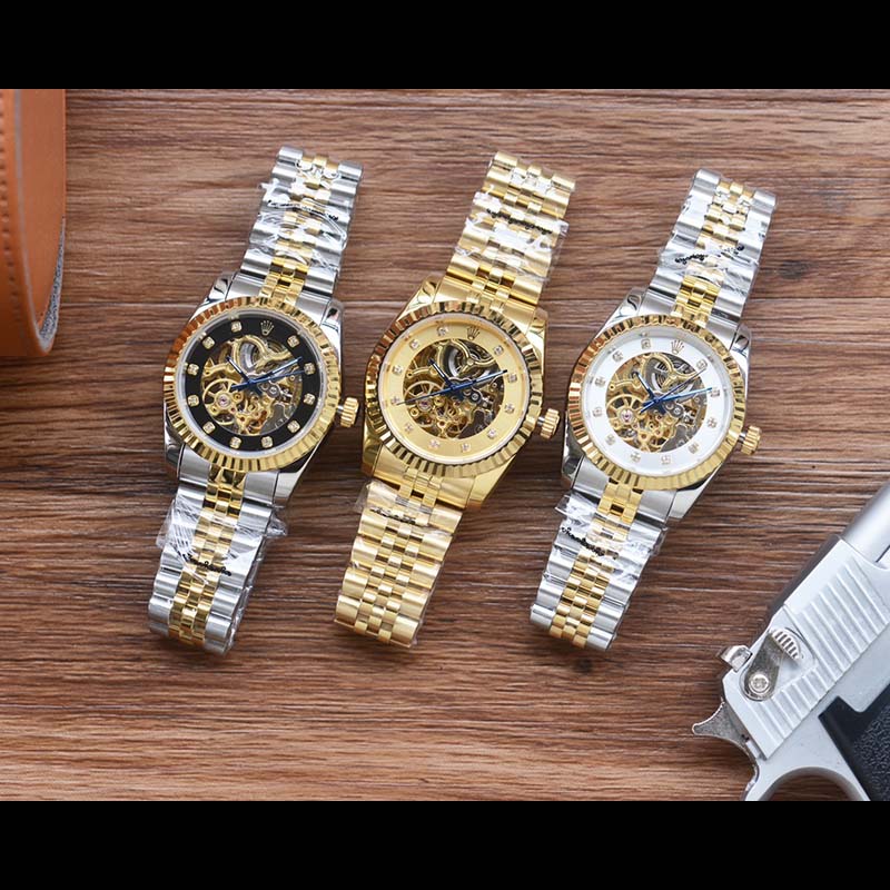 ROLEX 316L Stainless Steel Stainless Steel Bracelet Automatic Movement Mechanical Movement 41mm 12mm Mechanical Watches