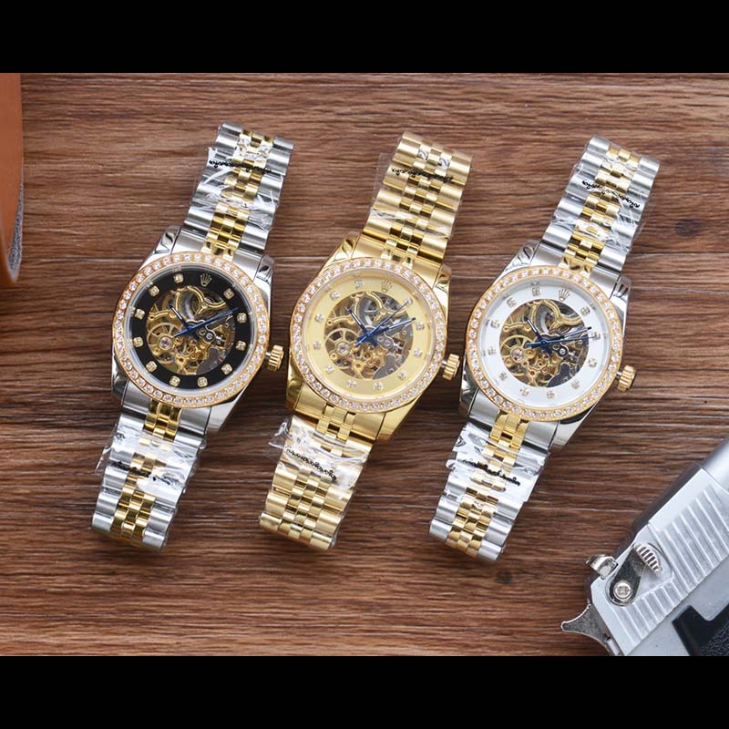 ROLEX 316L Stainless Steel Stainless Steel Bracelet Automatic Movement Mechanical Movement 41mm 12mm Mechanical Watches