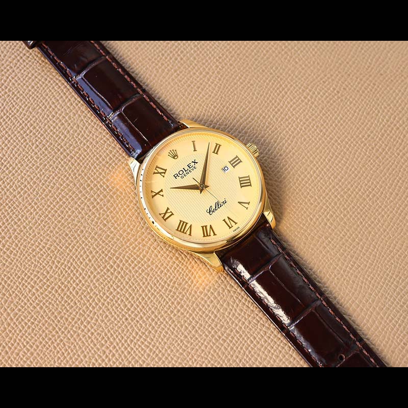 ROLEX Citizen 8215 316L Stainless Steel Genuine Cowhide Stainless Steel Bracelet Mechanical Movement 41mm 12mm Mechanical Watches