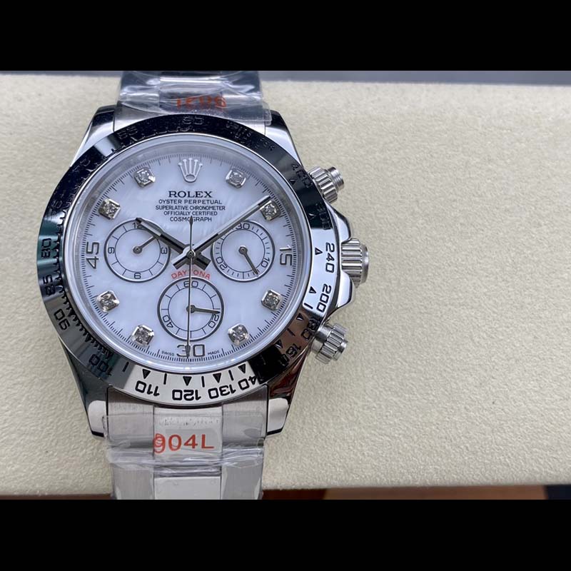ROLEX Daytona 316L Stainless Steel Sapphire Crystal Ceramic Stainless Steel Case Super-Luminova Automatic Movement Mechanical Movement 40mm Mechanical Watches