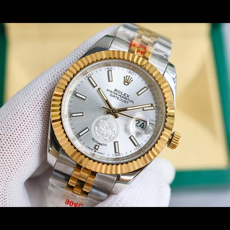 ROLEX Datejust 8215 Movement 316L Stainless Steel Sapphire Crystal Stainless Steel Case Waterproof 41mm Mechanical Watches