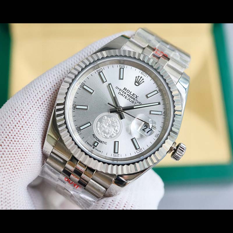 ROLEX Datejust 8215 Movement 316L Stainless Steel Sapphire Crystal Stainless Steel Case Waterproof 41mm Mechanical Watches