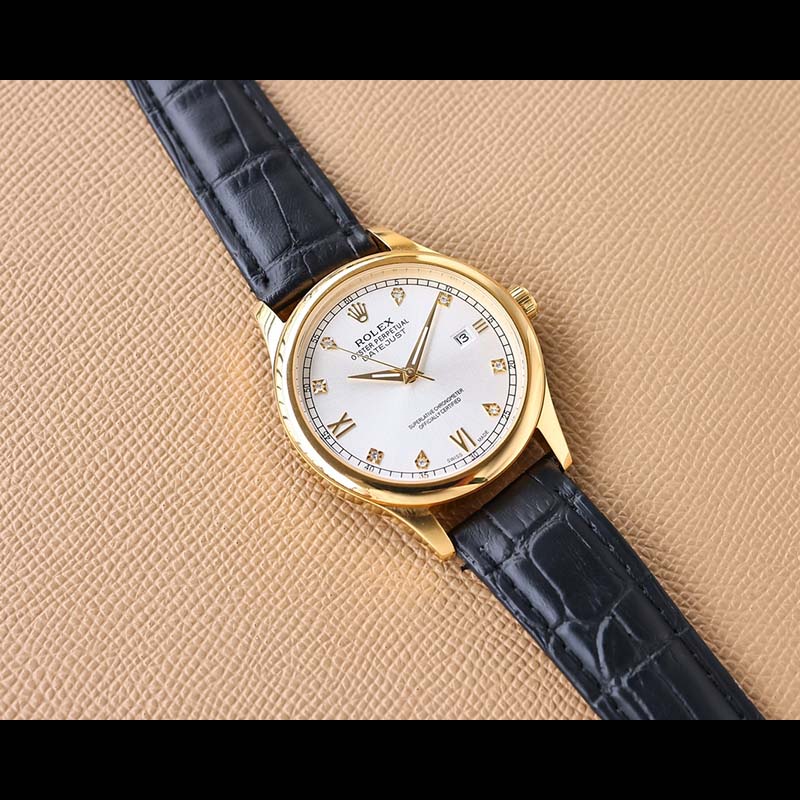 ROLEX Domed Crystal 8215 Movement 316L Stainless Steel Alligator Water Resistant Automatic 40mm Mechanical Watches
