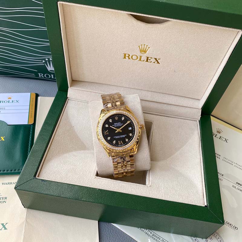 ROLEX 316L Stainless Steel Mineral Crystal Stainless Steel Case 42mm Mechanical Watches