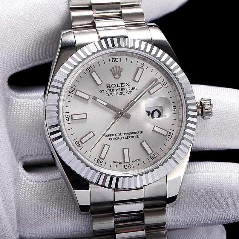 ROLEX Datejust 2836 Movement 316 Sapphire Stainless Steel Waterproof 41mm Mechanical Watches