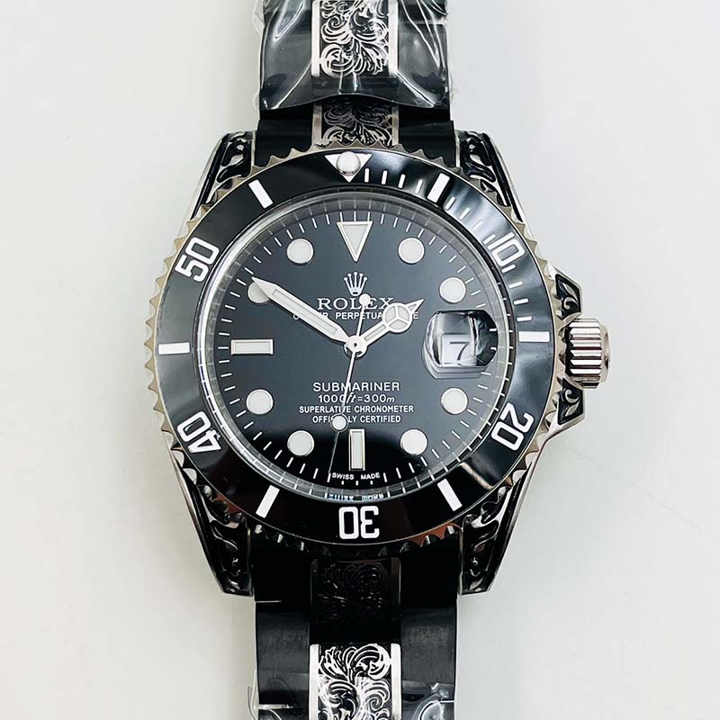ROLEX Submariner 8215 Movement 316l Stainless Steel 316L Stainless Steel Sapphire Crystal Stainless Steel Case Stainless Steel Bracelet Automatic Movement Mechanical Movement 40.5mm Water Ghost Mechanical Watches