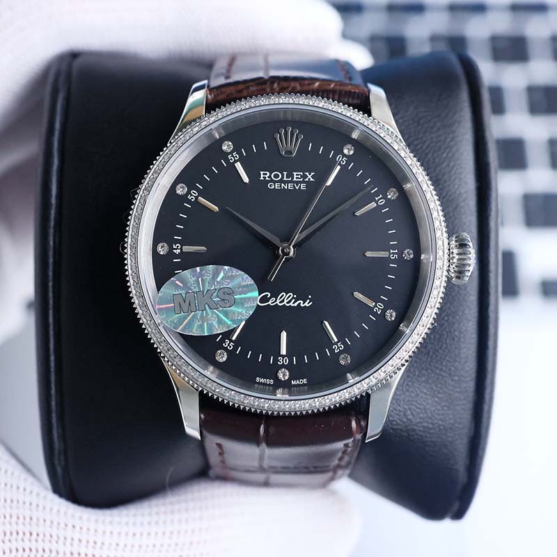 ROLEX Cellini 316L Stainless Steel Sapphire Stainless Steel Case 39mm 10mm Mechanical Watches