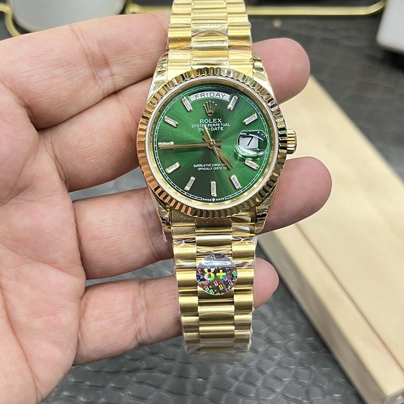 ROLEX Datejust Green Face Automatic Movement 36mm Mechanical Watches