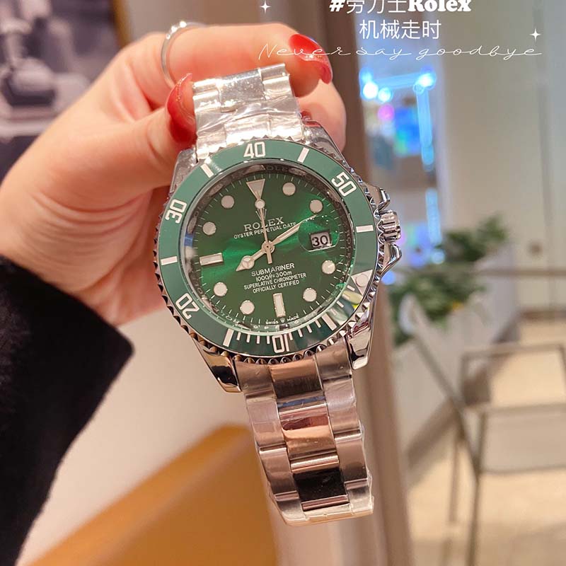 ROLEX Submariner 316L Stainless Steel Ceramic 40mm Water Ghost Mechanical Watches