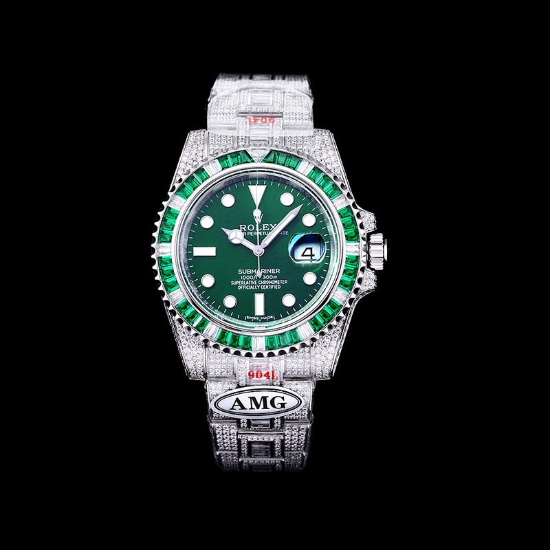 ROLEX Submariner Full Diamond Mechanical Watches