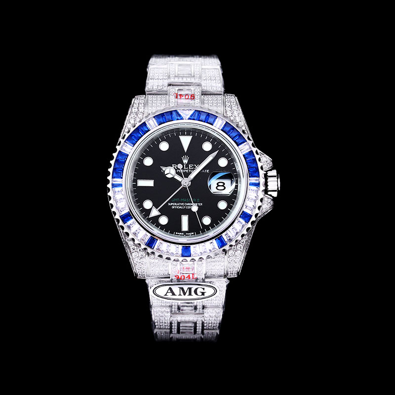 ROLEX Submariner Full Diamond Mechanical Watches