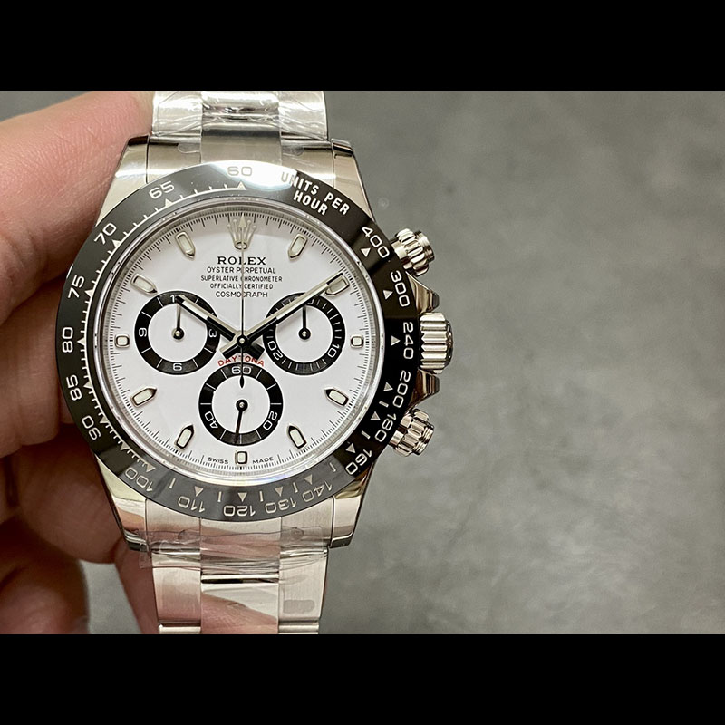 ROLEX Daytona Panda Dial 4130 Movement Stainless Steel 40mm Mechanical Watches