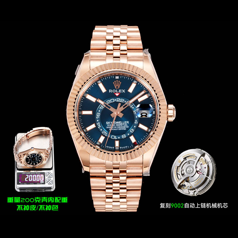 ROLEX Sky-Dweller 42mm 14.5mm Mechanical Watches