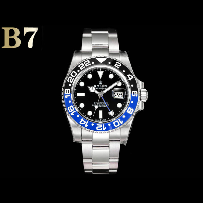 ROLEX GMT-Master II 904L Steel Sapphire Crystal Ceramic White Gold Luminous Mechanical Watches