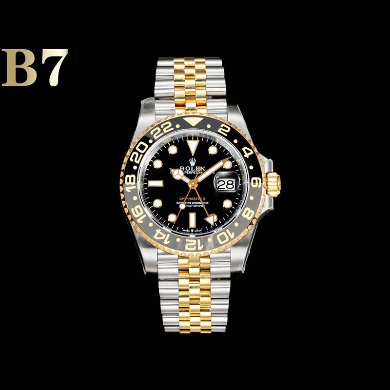 ROLEX GMT-Master II 904L Steel Sapphire Crystal Ceramic White Gold Luminous Mechanical Watches
