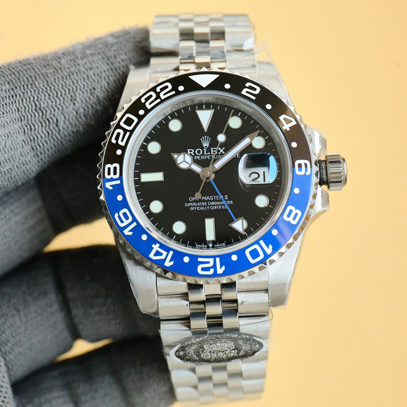 ROLEX GMT-Master II 904L Steel Sapphire Crystal Ceramic White Gold Luminous Mechanical Watches