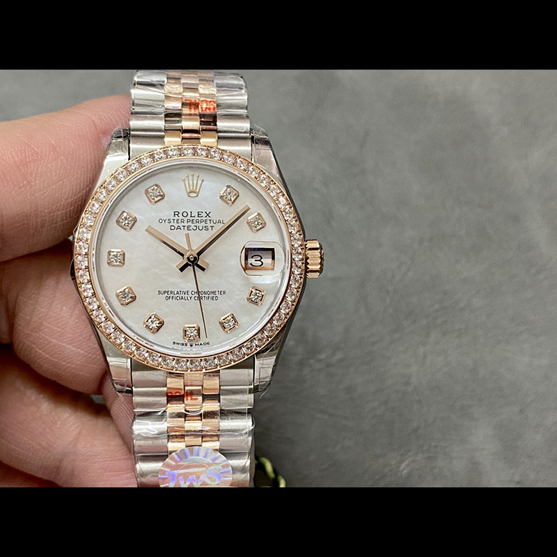 ROLEX Datejust 2236 Movement Sapphire Crystal White Gold 31mm Mechanical Watches