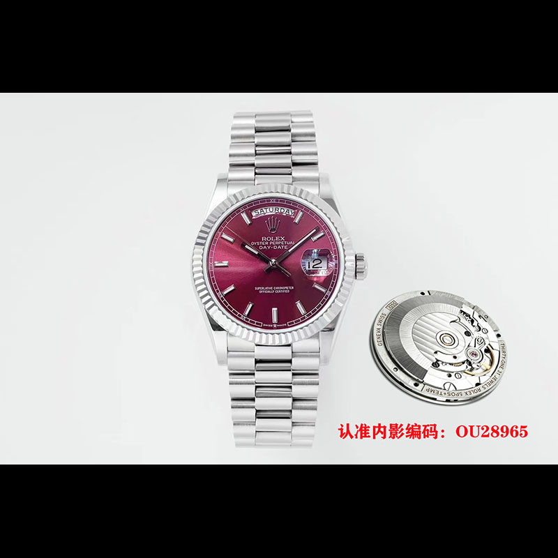 ROLEX Day-Date 2836 Movement 904L Automatic Mechanical Movement 36mm Mechanical Watches