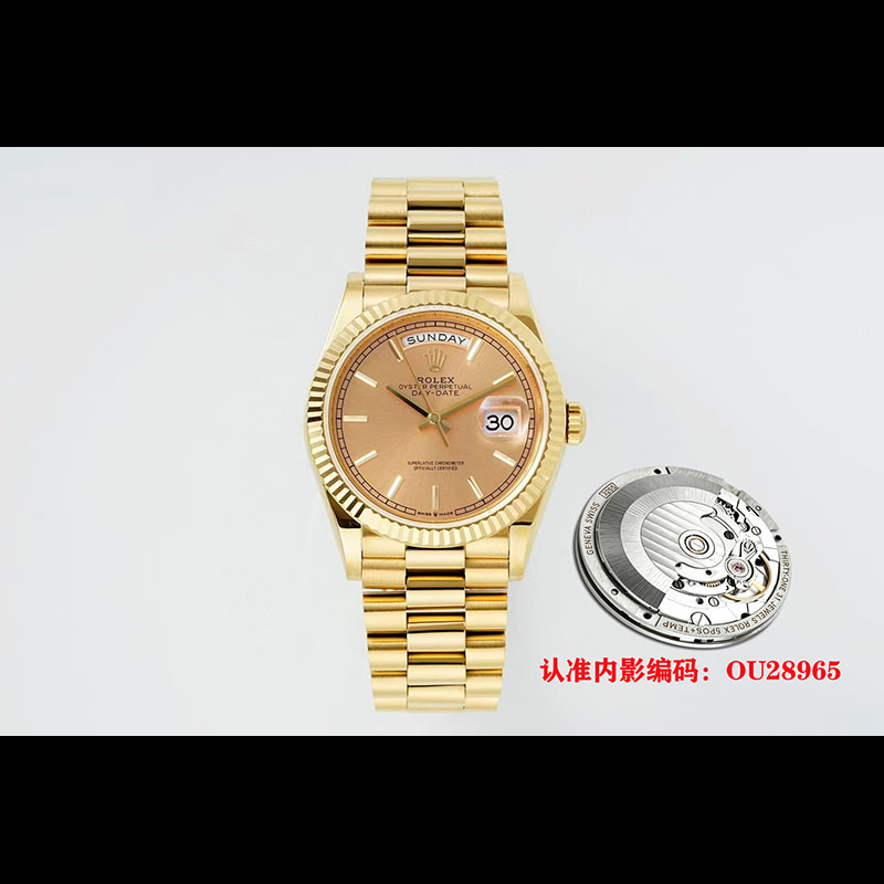 ROLEX Day-Date 2836 Movement 904L Automatic Mechanical Movement 36mm Mechanical Watches