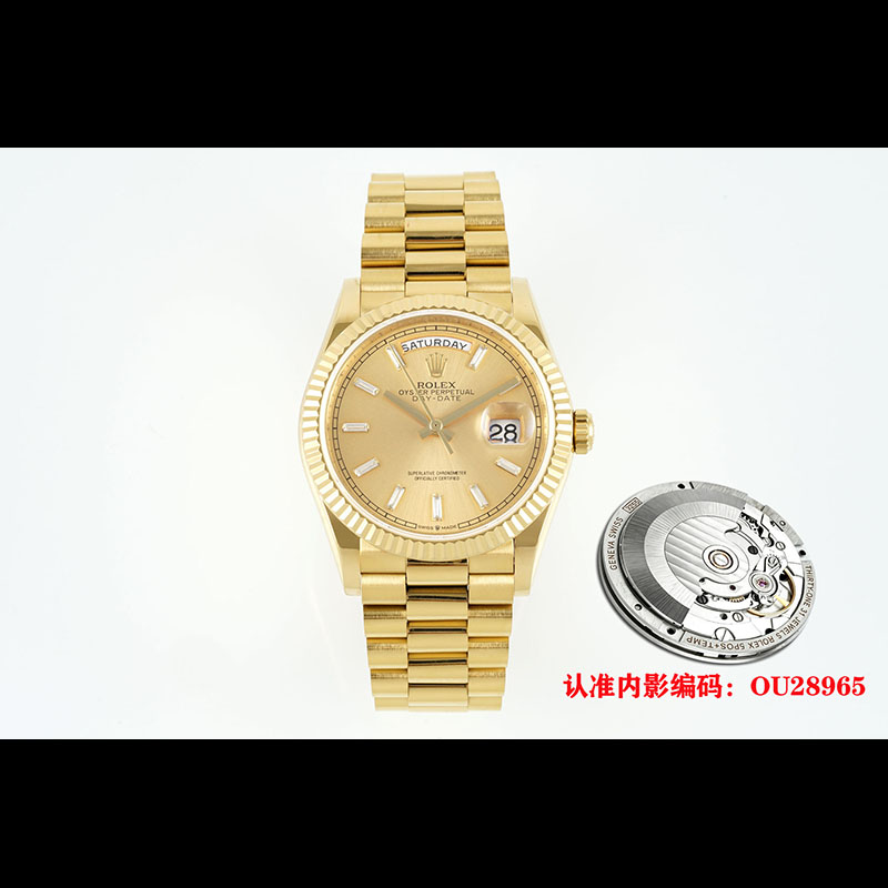 ROLEX Day-Date 2836 Movement 904L Automatic Mechanical Movement 36mm Mechanical Watches