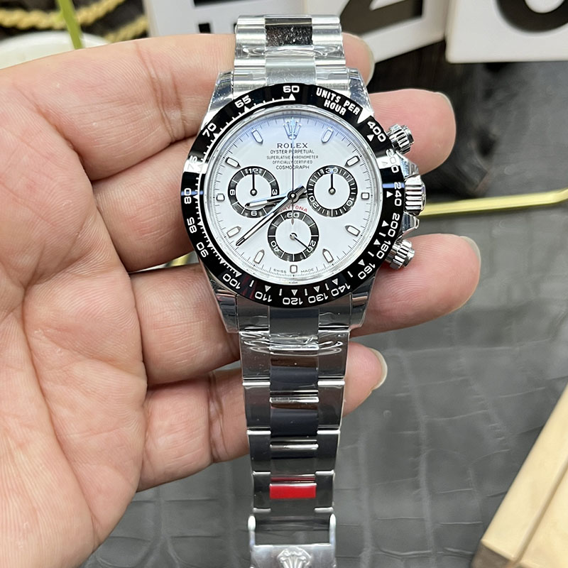 ROLEX Daytona Panda Dial 4130 Movement Chronograph 40mm Mechanical Watches