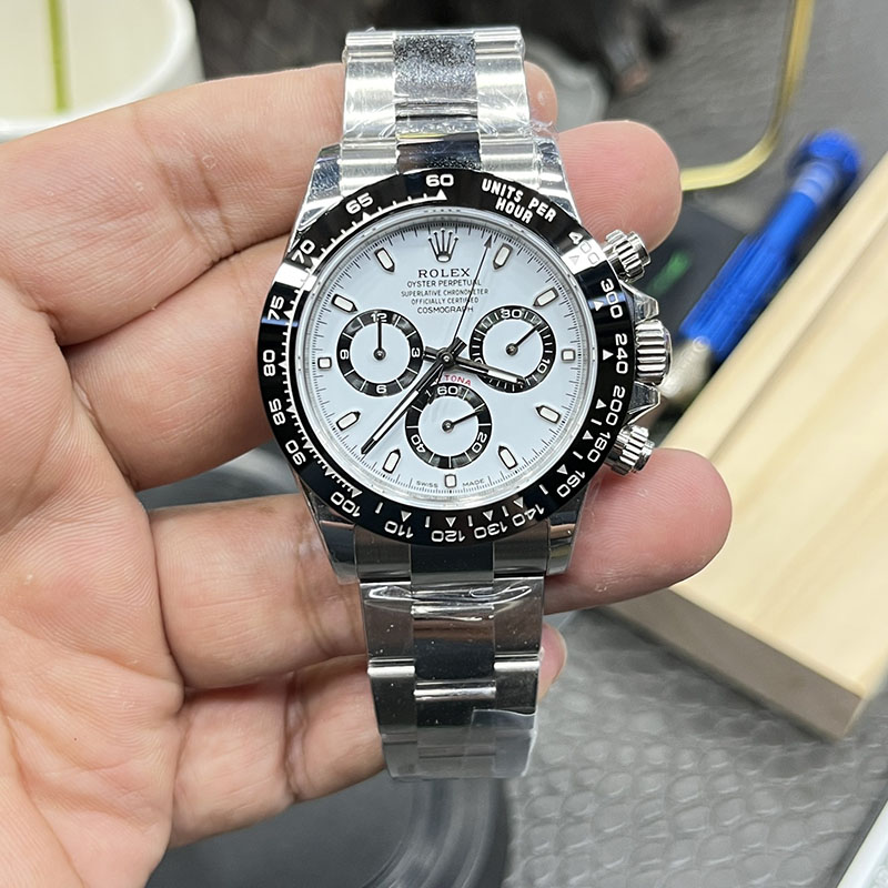 ROLEX Daytona Panda Dial 4130 Movement Chronograph 40mm Mechanical Watches