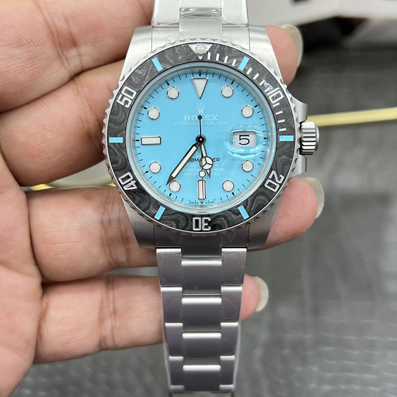 ROLEX Modified Submariner Blue Face Dandong 3135 Automatic Integrated Movement 40mm Water Ghost Mechanical Watches