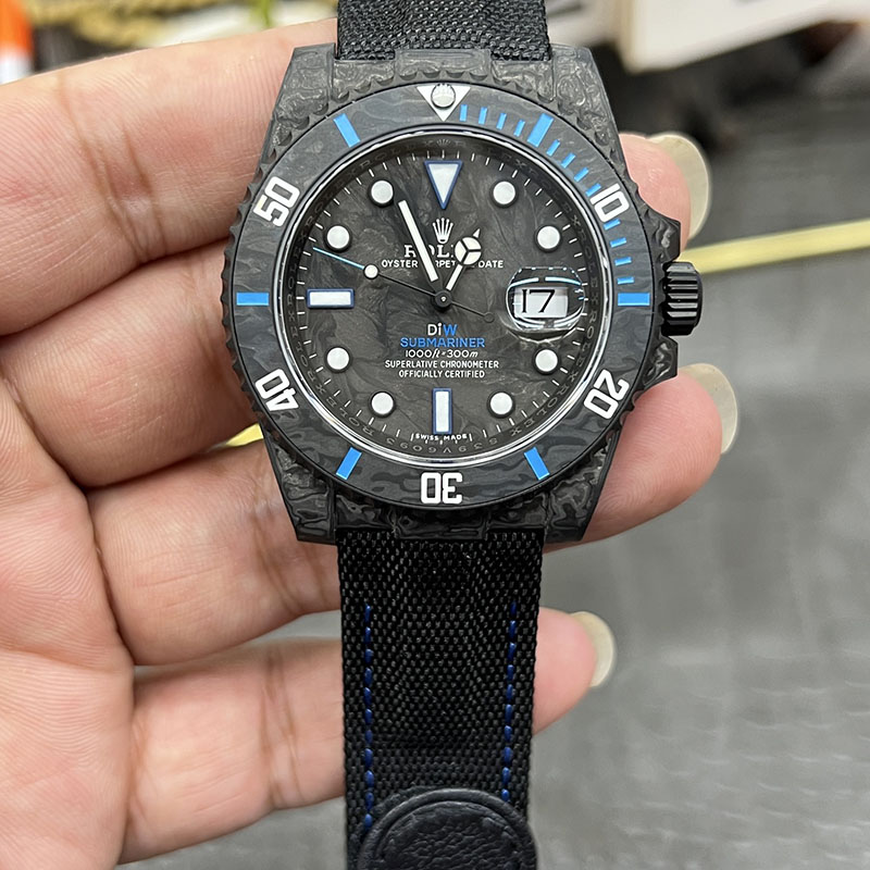 ROLEX Modified Submariner Dandong 3135 Carbon Fiber Automatic Integrated Movement 40mm Water Ghost Mechanical Watches