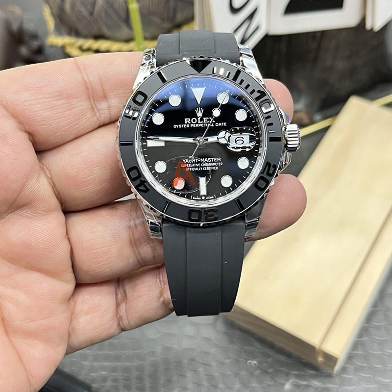 ROLEX Yacht-Master Dandong 3235 White Gold Automatic Movement 42mm Mechanical Watches