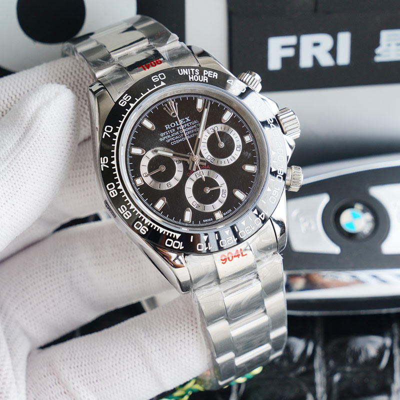 ROLEX Daytona Panda Dial Ice Blue Paul Newman Style 7750 Movement 904l Stainless Steel Rose Gold White Gold Yellow Gold Automatic Chronograph 40mm 13.5mm Mechanical Watches