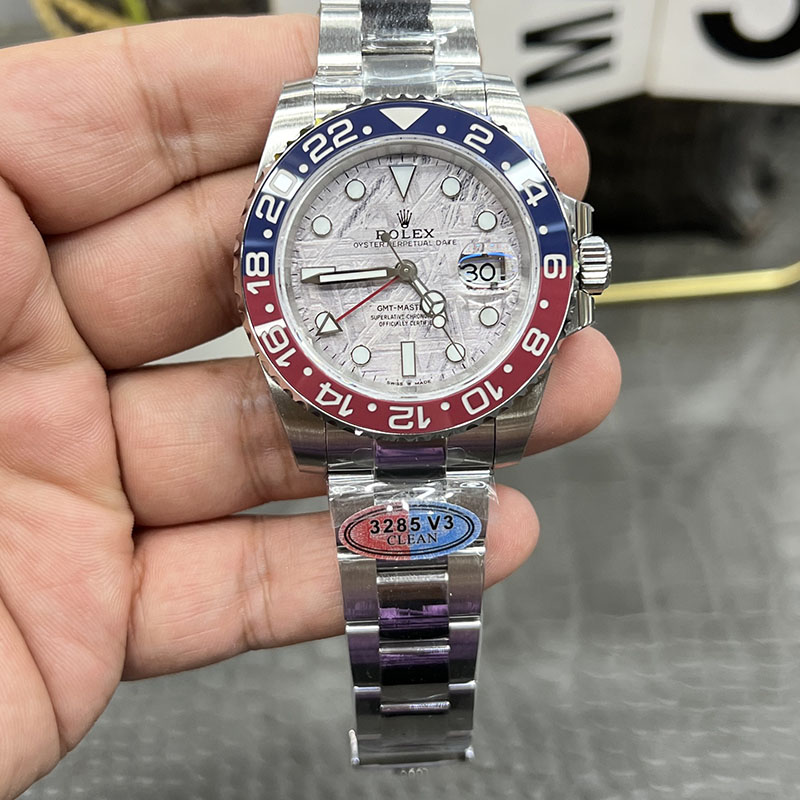 ROLEX GMT-Master II Pepsi Bezel Automatic Movement 40mm Mechanical Watches